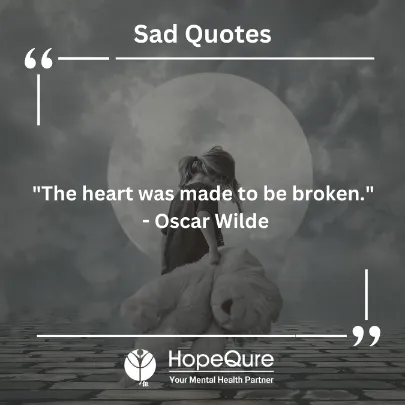 Sad Quotes | HopeQure