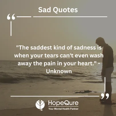 Sad Quotes | HopeQure