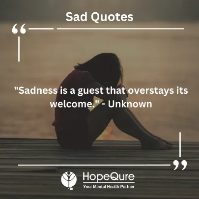 Sad Quotes | HopeQure