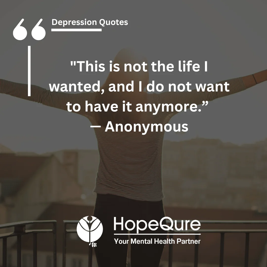 150+ Best Depression Quotes With Images | HopeQure