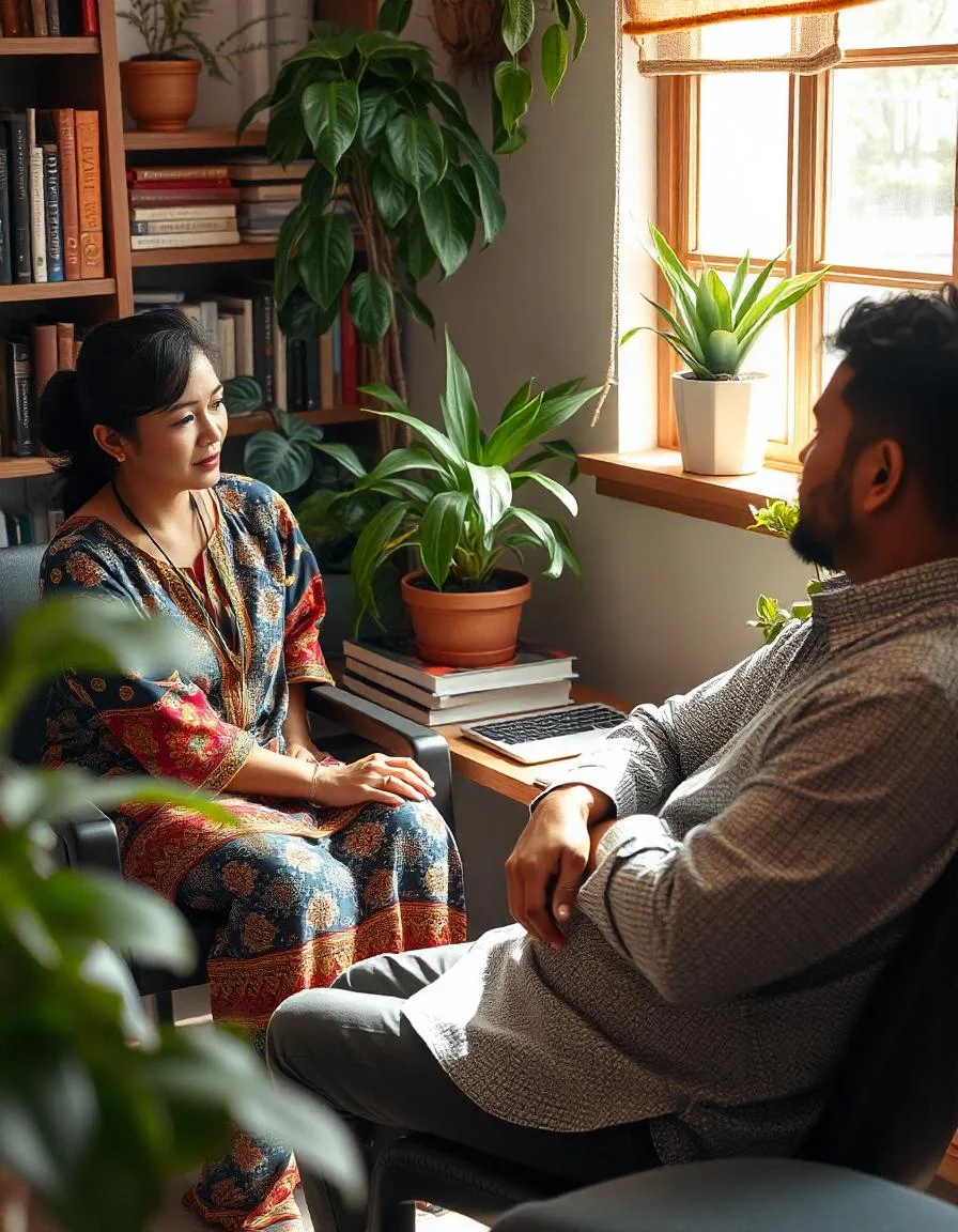 Student receiving academic stress counseling in Chandigarh