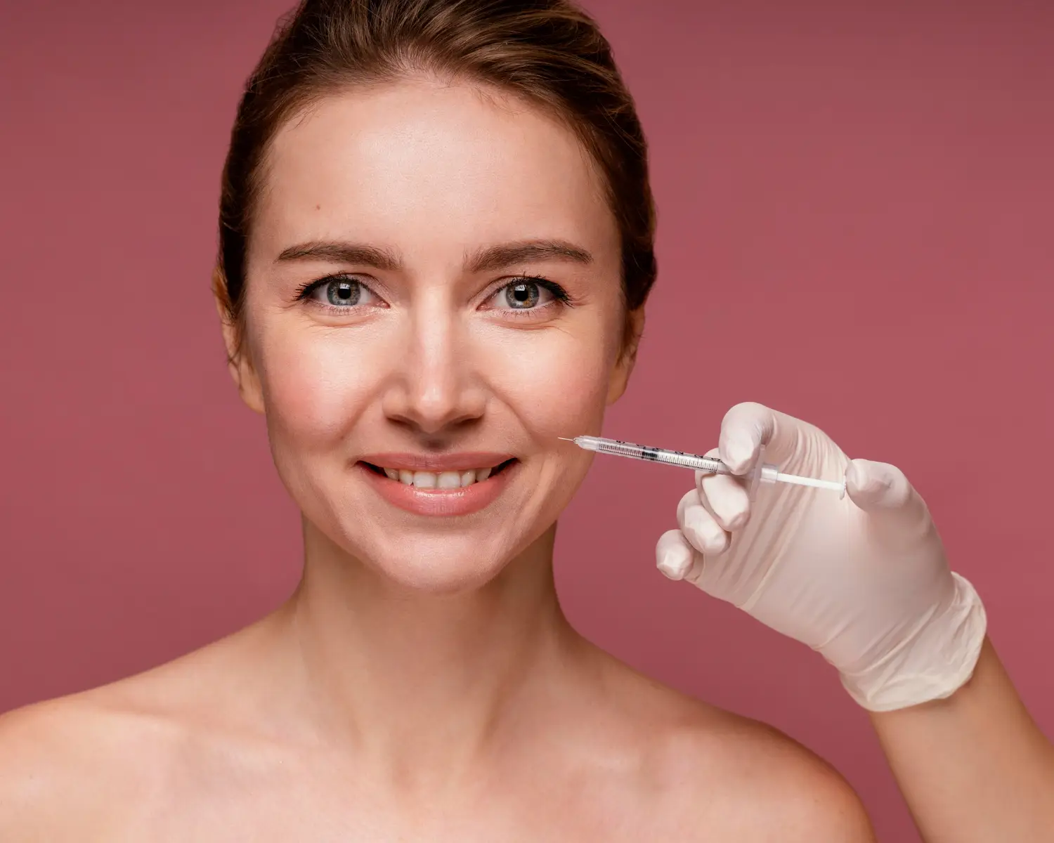 Before and after Botox treatment showing wrinkle reduction and other therapeutic benefits