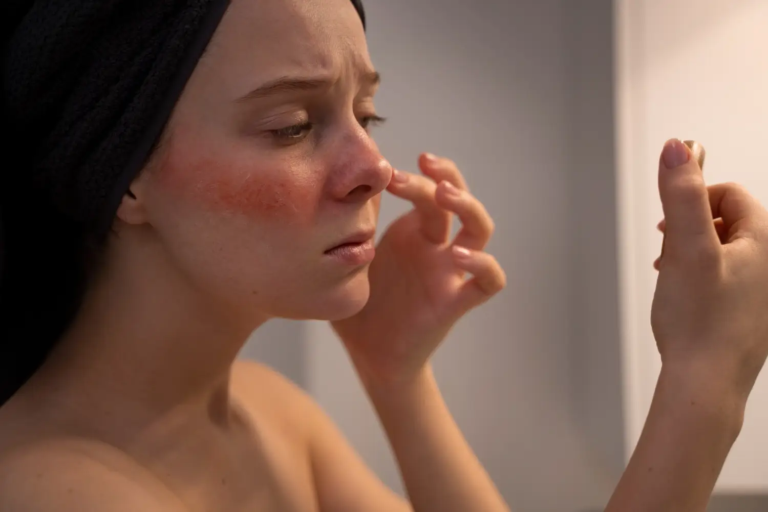Different skin types showing that acne can affect all skin types, not just oily skin