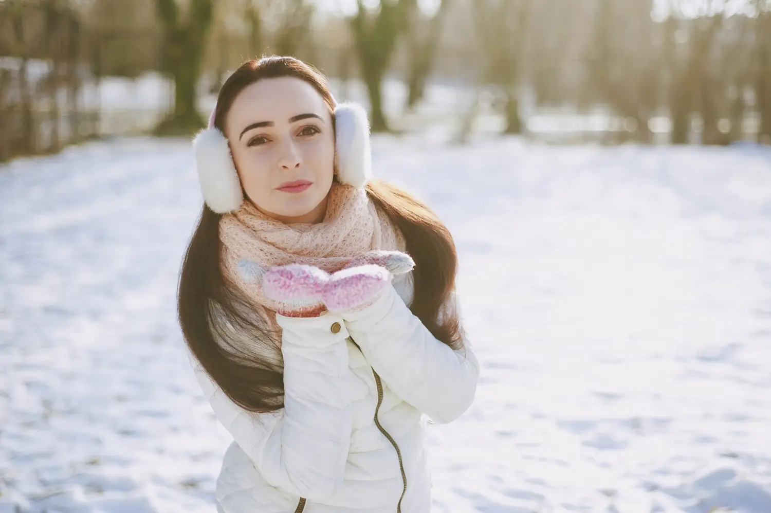 Winter skincare routine showing importance of protection during cold weather