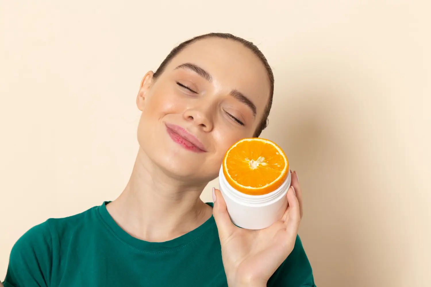 Vitamin C serum application showing multiple benefits beyond skin brightening