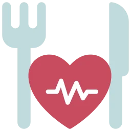 Fresh fruits, vegetables, and whole grains for heart health