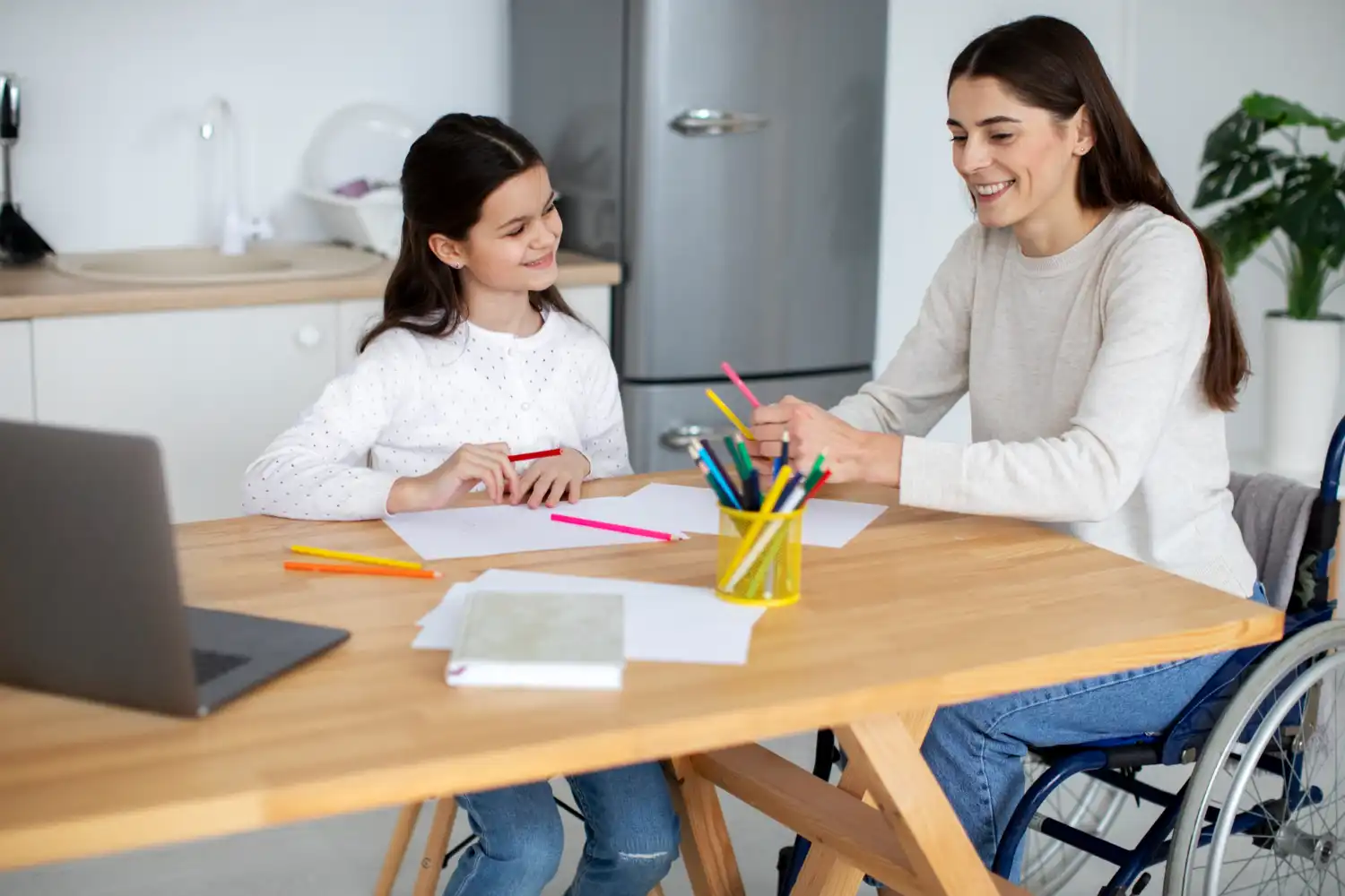 Child showing signs of intellectual disability including delayed motor skills, speech difficulties, and social challenges