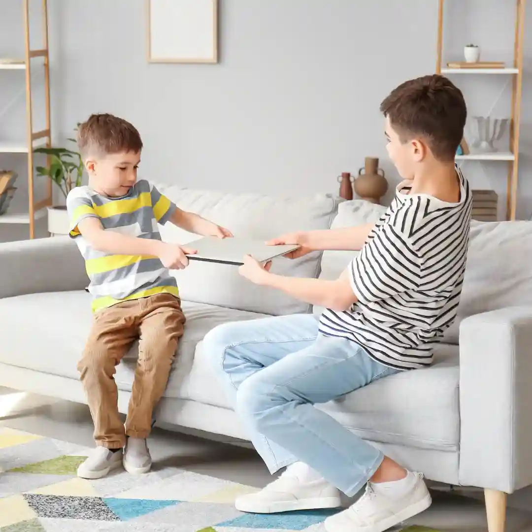 Therapist working with a child diagnosed with ADHD